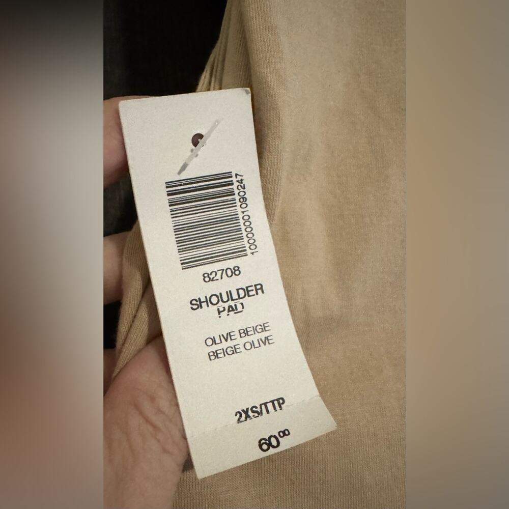 Brand New ARITZIA BABATON SHOULDER DRESS OLIVE BEIGE 2XS $60 Neutral Lagenlook - Picture 3 of 6